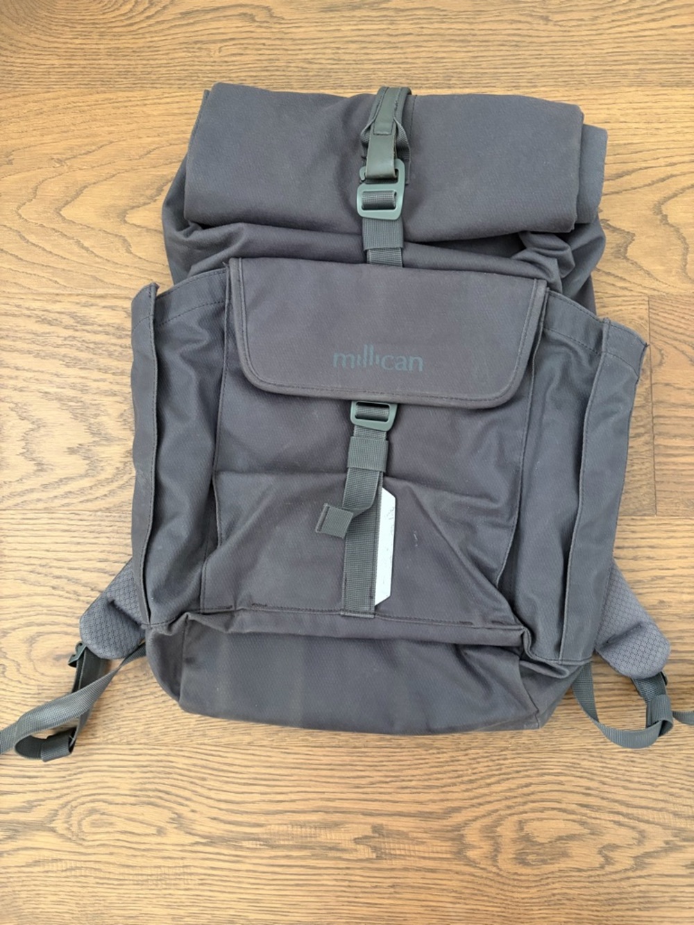 Millican Men's Gray Roll-Top Backpack